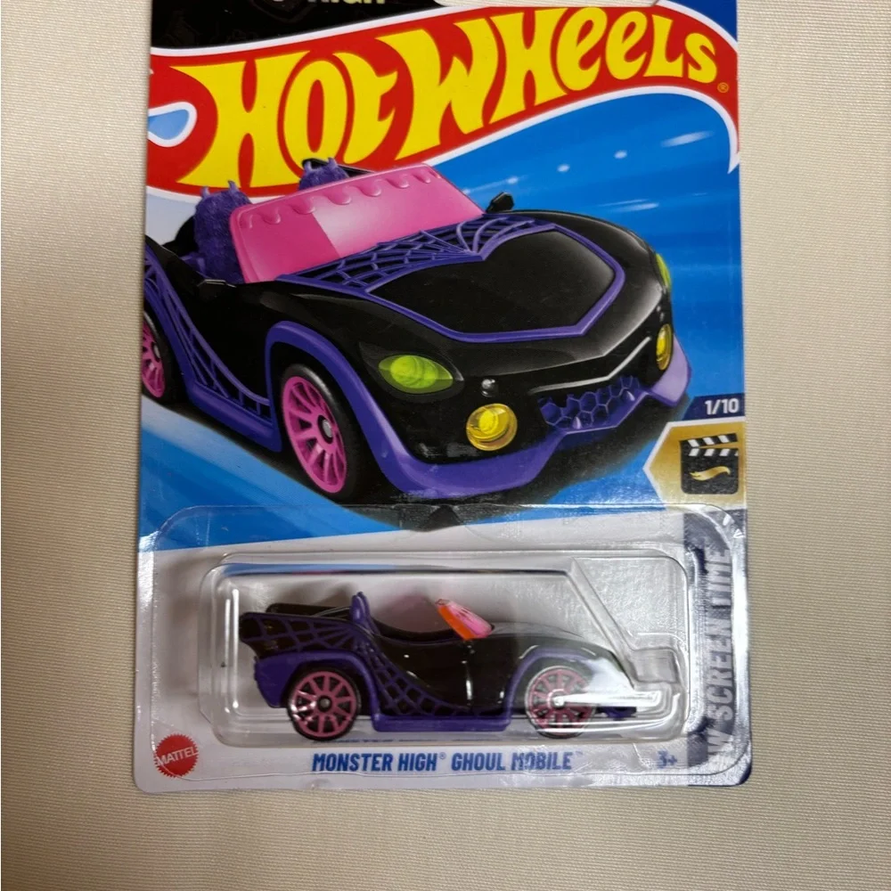 Black and Purple Hot Wheels Die-Cast Cars